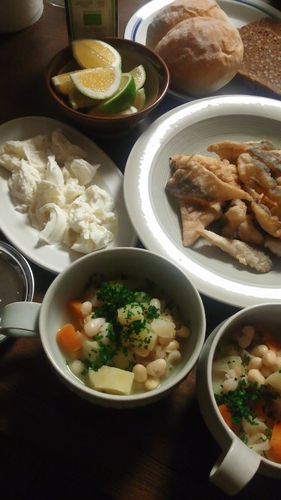 キャベツと豆のスープ煮込み by nekotano