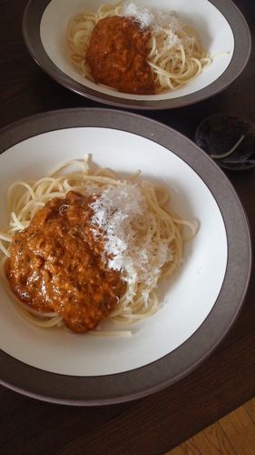 トマトソースのパスタ by nekotano