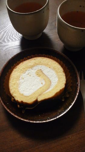至福のロールケーキ by nekotano