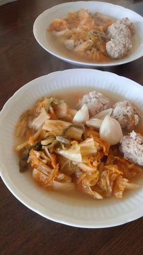 干し白菜と肉団子のスープ by nekotano