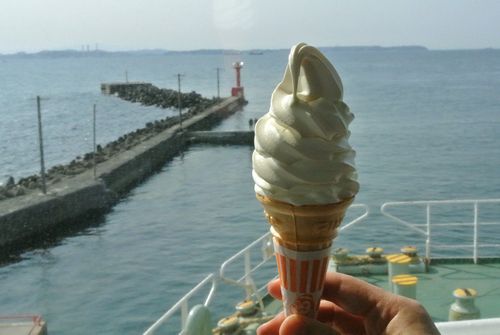 ソフトクリーム＠東京湾フェリー