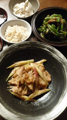 豚バラとみょうがの味噌炒め by nekotano